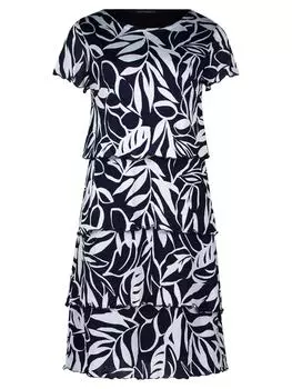 Короткое платье Betty Barclay, темно-синий/белый