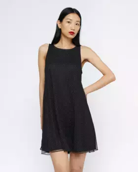 Короткое платье без рукавов Wild Pony, черный