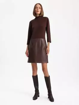 Короткое платье BGN, коричневый