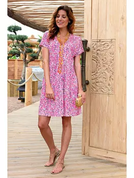 Короткое платье Bleu d'Azur Bogota, цвет lila/pink