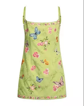 Короткое платье Blumarine, зеленое