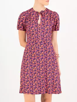 Короткое платье Blutsgeschwister Kleid Fluffy Romance, цвет Lila/Orange