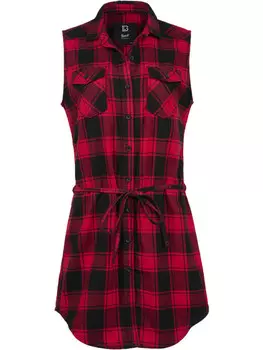 Короткое платье Brandit Kleider, цвет red/black