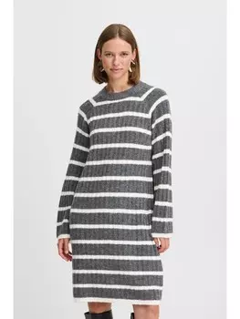 Короткое платье byoung Strick, серый