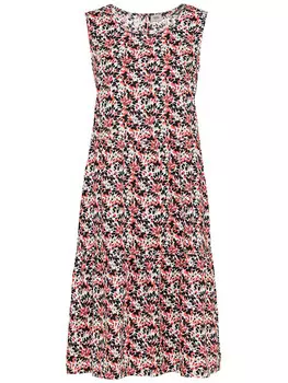 Короткое платье Camel Active, цвет schwarz/orange/wei