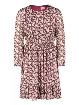 Короткое платье CARTOON Chiffon, цвет dark red/cream