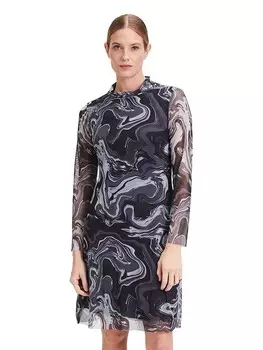 Короткое платье CARTOON Kleid, цвет Schwarz/Grau