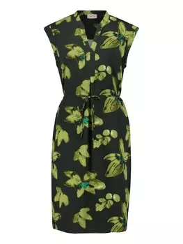 Короткое платье CARTOON Tunika, цвет khaki/petrol