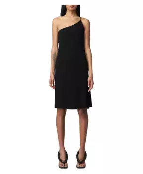 Короткое платье Casacca женственно и элегантно Dsquared2, черный