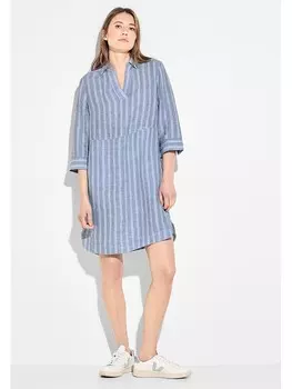 Короткое платье Cecil Leinen, синий