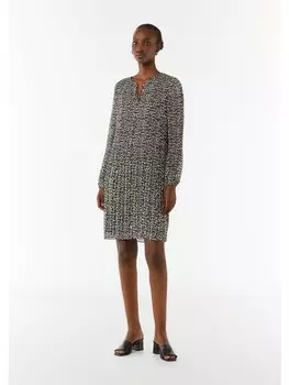 Короткое платье comma Kleid kurz, бежевый