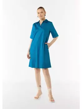 Короткое платье comma Kleid kurz, бирюзовый