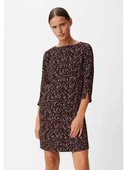 Короткое платье comma Kleid kurz, цвет Mehrfarbig-schwarz