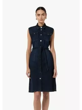 Короткое платье comma kurz, синий