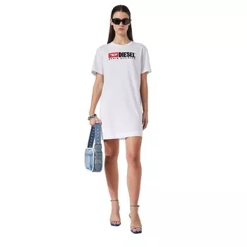 Короткое платье Diesel Egor Division Short Sleeve, белый