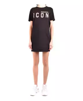 Короткое платье Dsquared2, мультиколор