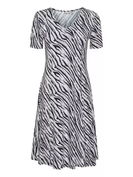 Короткое платье Fransa A-Linien-Kleid FRVEDOT 2 Dress - 20609014 Kurzes Kleid mit Print, белый