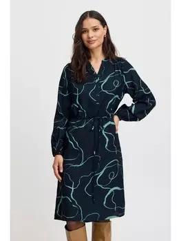 Короткое платье Fransa A Linien, синий