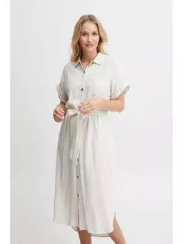 Короткое платье Fransa Blusenkleid FRATEL DR 1 - 20611989 Blusenkleid aus Leinenmix, натуральный