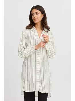 Короткое платье Fransa Blusenkleid, натуральный
