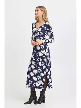 Короткое платье Fransa Druck, синий