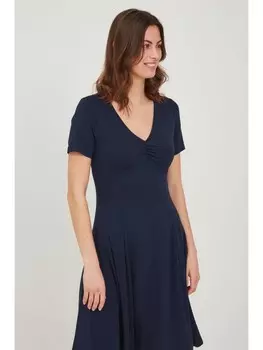 Короткое платье Fransa Jerseykleid FRAMDOT 5 Dress - 20609231 Sommerkleid, синий
