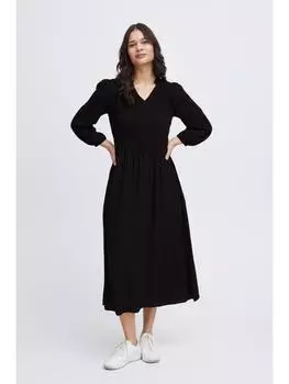 Короткое платье Fransa Maxikleid FRLALU DR 1 20613512 Modernes Maxikleid mit Einstzen, черный
