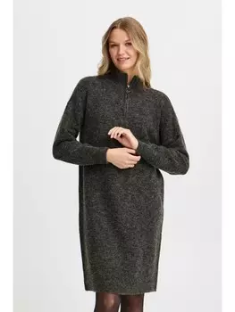 Короткое платье Fransa Strick, серый