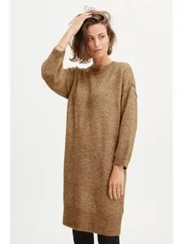 Короткое платье Fransa Strickkleid FRSANDY DR 2 20611139 Bequemes Strickkleid, коричневый