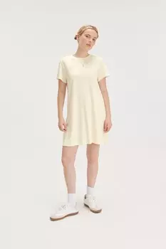 Короткое платье-футболка Monki, белый
