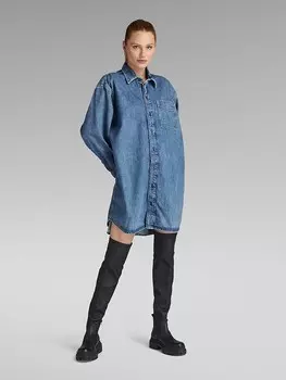 Короткое платье G-Star Jeans, синий