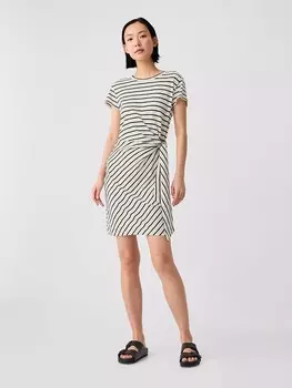 Короткое платье GAP, цвет creme/schwarz