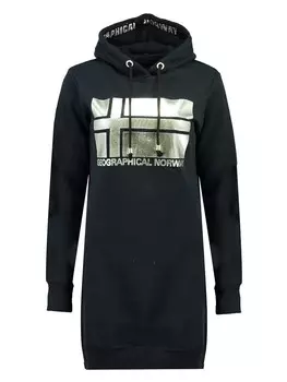 Короткое платье Geographical Norway Sweat, темно-синий