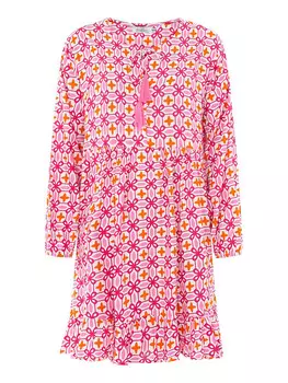 Короткое платье Grafisch Classic Zwillingsherz, цвет rosa/pink