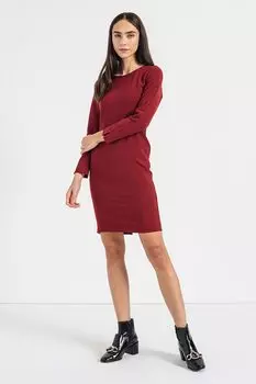 Короткое платье Harald с овальным вырезом Emme, бургундия