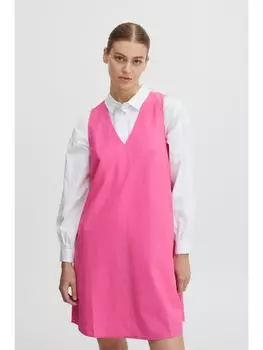 Короткое платье ICHI A-Linien-Kleid IXVICTORIA DR 20117091 Schickes Kleid, розовый