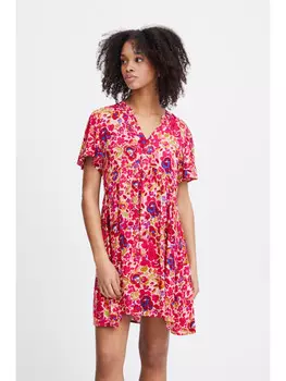 Короткое платье ICHI Blusen, красочный