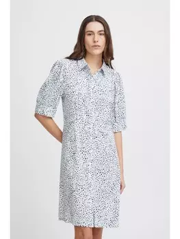 Короткое платье ICHI Blusen, синий