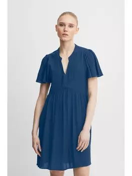 Короткое платье ICHI Blusenkleid IHMARRAKECH DR11 - 20118574 Modisches Blusenkleid, цвет nachtblau