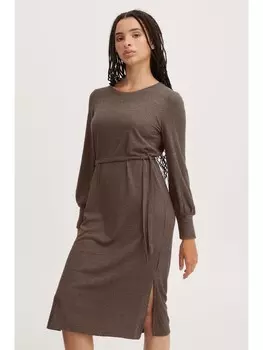 Короткое платье ICHI Midi IHKYLA DR3 20117015, коричневый