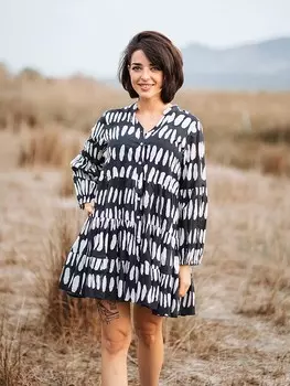 Короткое платье Isla Bonita by SIGRIS, черный