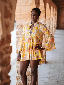 Короткое платье Isla Bonita by SIGRIS, желтый