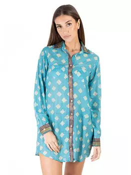 Короткое платье Isla Bonita by SIGRIS, бирюзовый