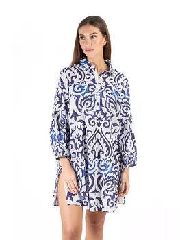 Короткое платье Isla Bonita by SIGRIS, цвет wei/dunkelblau