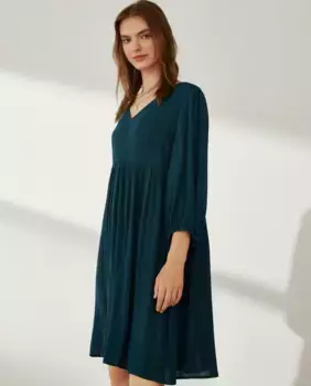 Короткое платье из бамбука Southern Cotton, цвет 530 Verde Oscuro