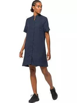Короткое платье Jack Wolfskin Kleid Mojave, темно-синий