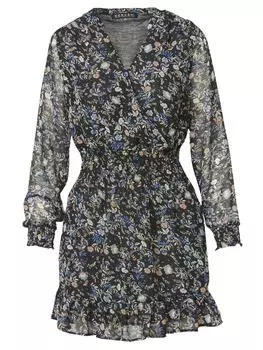 Короткое платье KOROSHI Kleid mit langen rmeln, черный