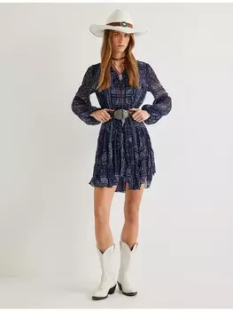 Короткое платье KOTON, цвет marineblau gemustert