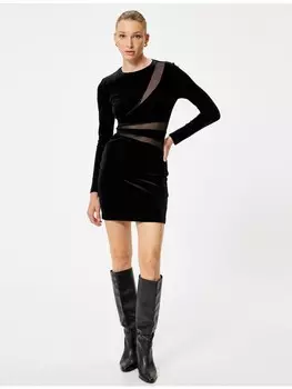 Короткое платье KOTON Kleid, черный