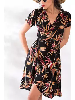 Короткое платье LA Angels, цвет schwarz/orange